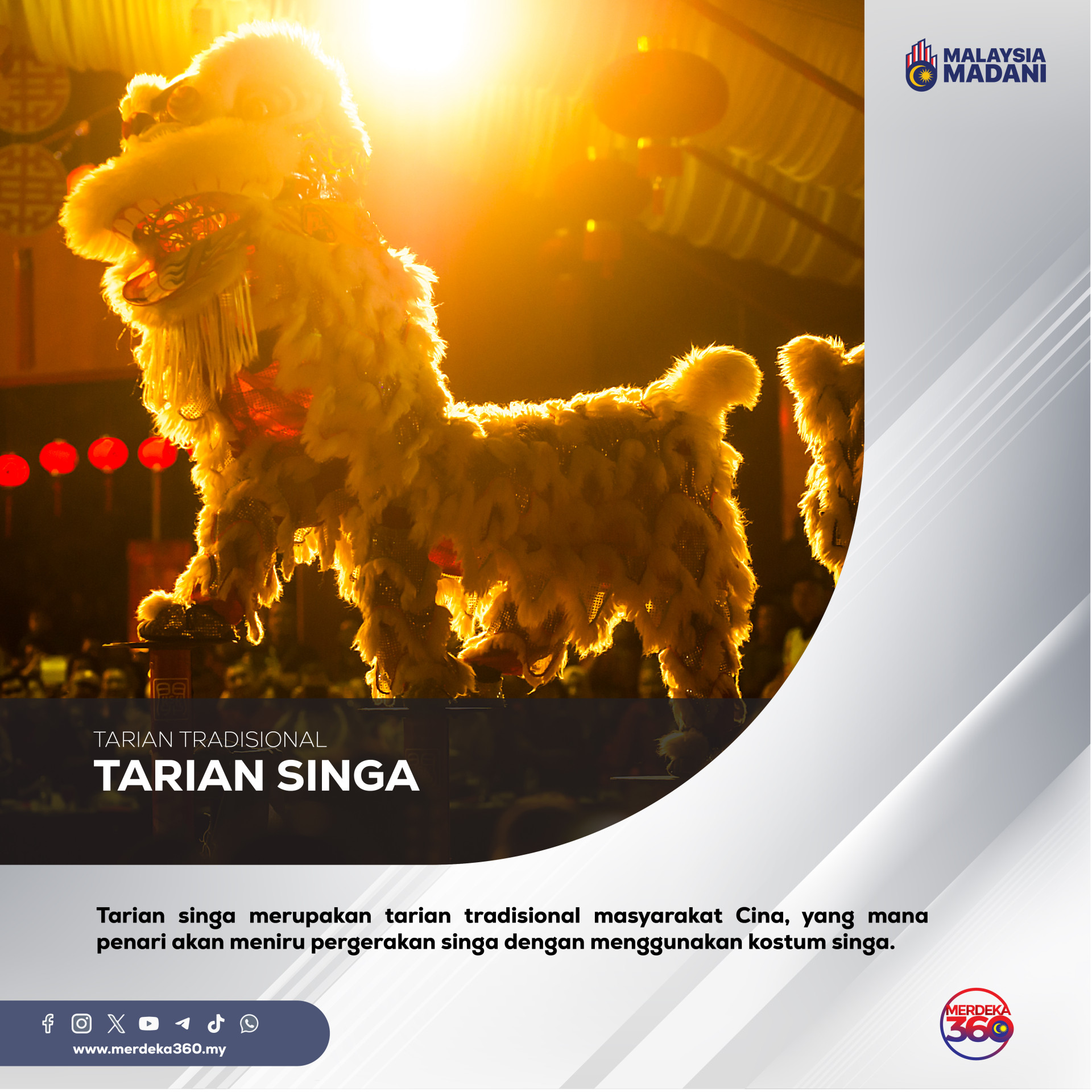 7. Tarian Tradisional-Tarian Singa