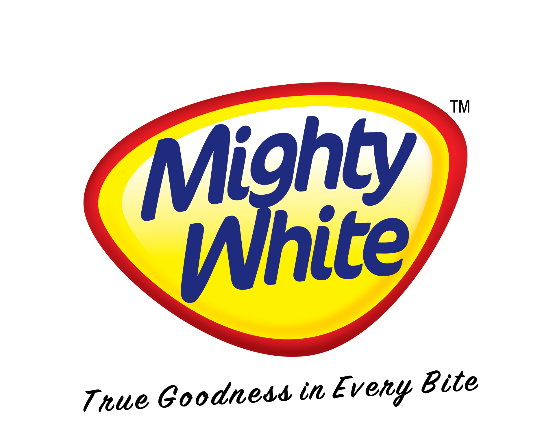 Mighty White Logo (White Tagline)