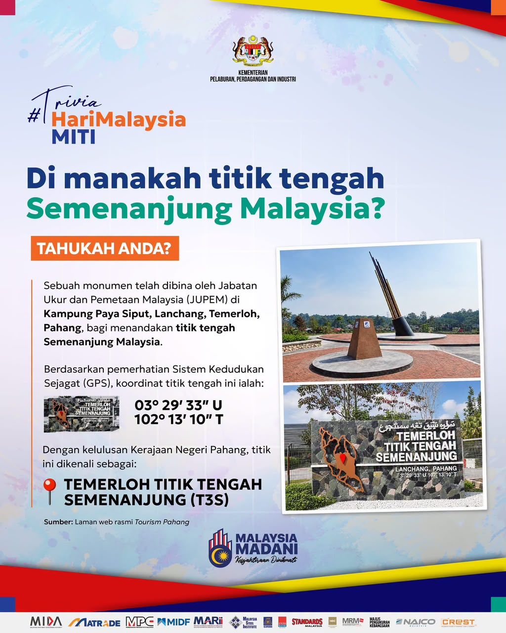 TITIK TENGAH SEMENANJUNG MALAYSIA